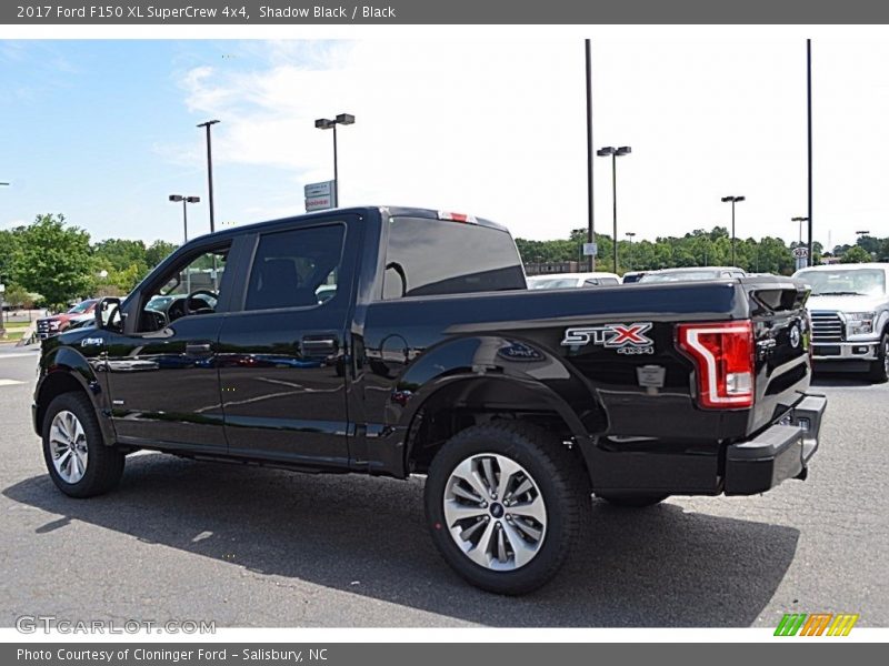 Shadow Black / Black 2017 Ford F150 XL SuperCrew 4x4