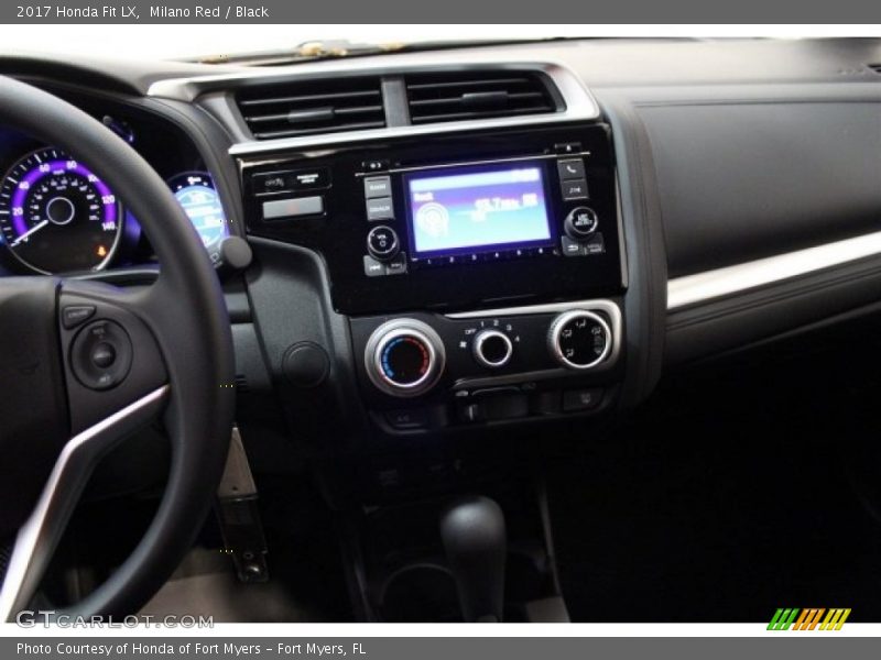 Milano Red / Black 2017 Honda Fit LX