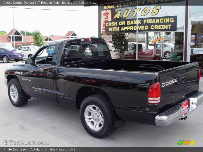 Black / Dark Slate Gray 2001 Dodge Dakota SLT Regular Cab