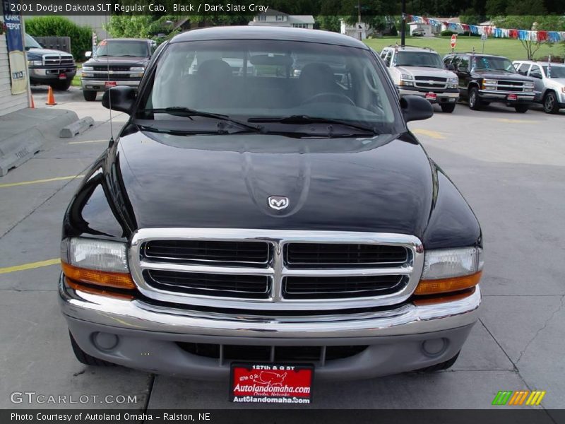 Black / Dark Slate Gray 2001 Dodge Dakota SLT Regular Cab