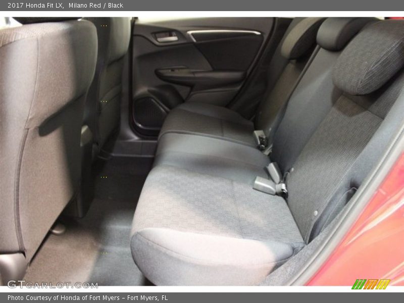 Milano Red / Black 2017 Honda Fit LX