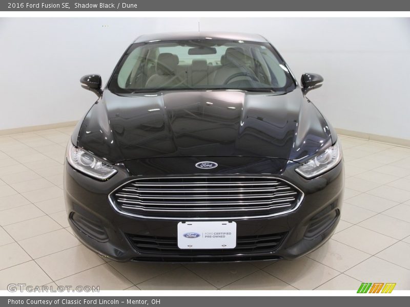 Shadow Black / Dune 2016 Ford Fusion SE