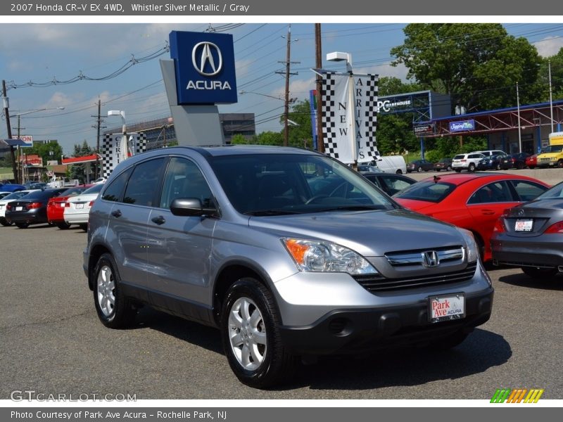 Whistler Silver Metallic / Gray 2007 Honda CR-V EX 4WD