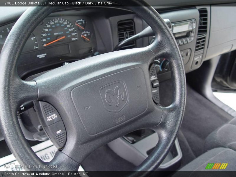 Black / Dark Slate Gray 2001 Dodge Dakota SLT Regular Cab