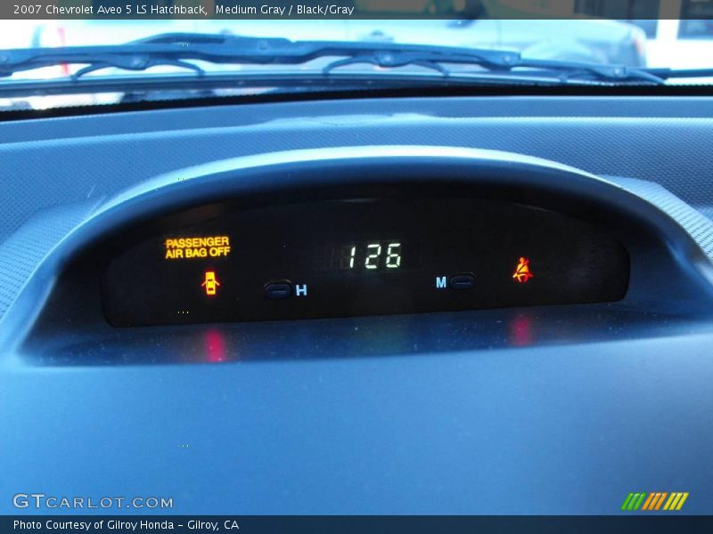 Medium Gray / Black/Gray 2007 Chevrolet Aveo 5 LS Hatchback