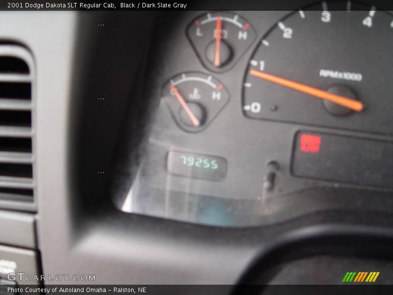 Black / Dark Slate Gray 2001 Dodge Dakota SLT Regular Cab