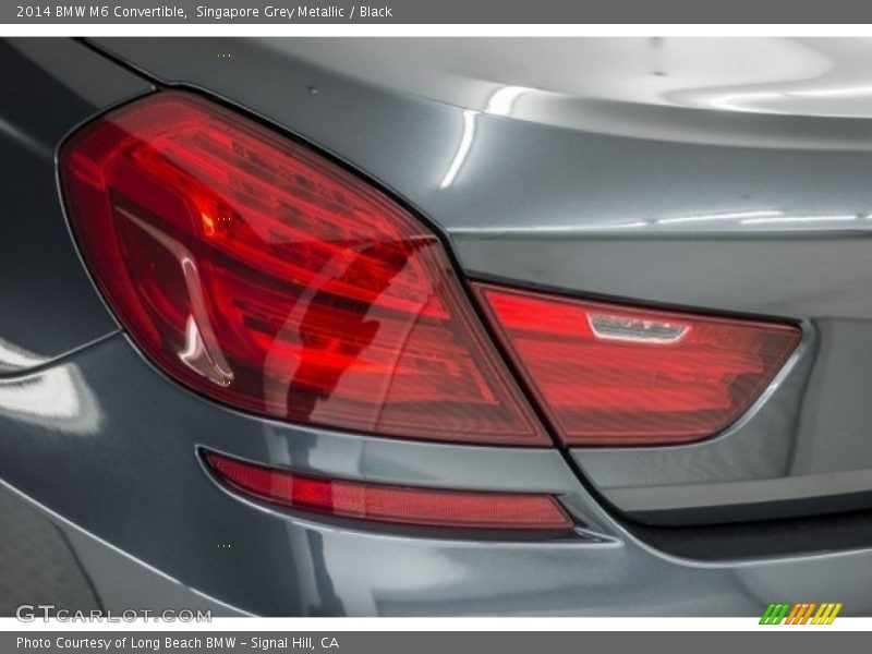 Singapore Grey Metallic / Black 2014 BMW M6 Convertible