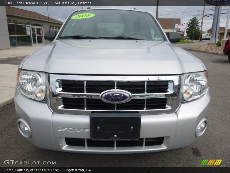 Silver Metallic / Charcoal 2008 Ford Escape XLT V6