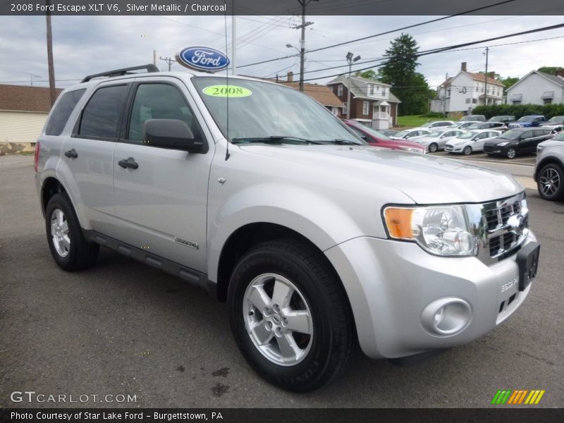 Silver Metallic / Charcoal 2008 Ford Escape XLT V6
