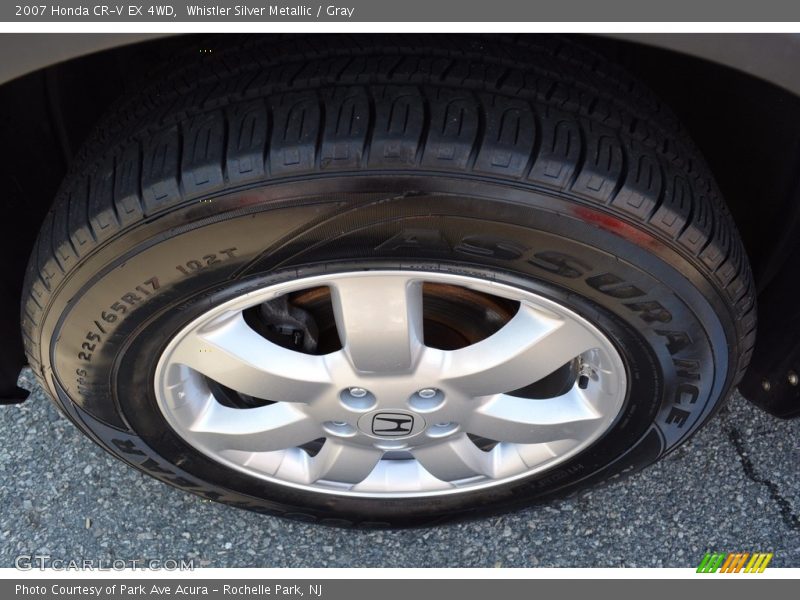 Whistler Silver Metallic / Gray 2007 Honda CR-V EX 4WD