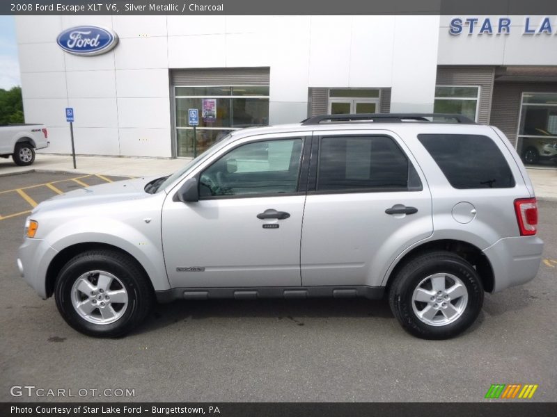 Silver Metallic / Charcoal 2008 Ford Escape XLT V6