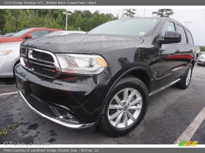 Brilliant Black Crystal Pearl / Black 2014 Dodge Durango SXT