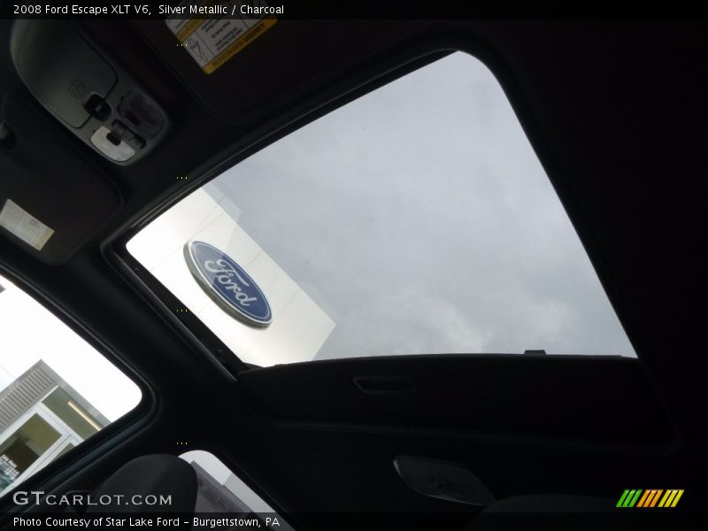 Silver Metallic / Charcoal 2008 Ford Escape XLT V6