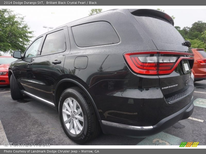 Brilliant Black Crystal Pearl / Black 2014 Dodge Durango SXT