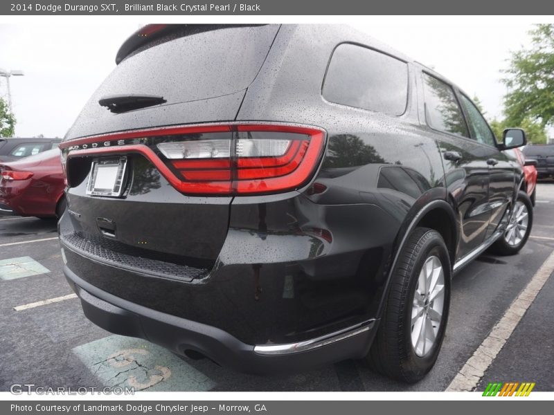 Brilliant Black Crystal Pearl / Black 2014 Dodge Durango SXT