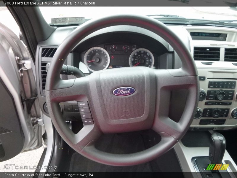 Silver Metallic / Charcoal 2008 Ford Escape XLT V6