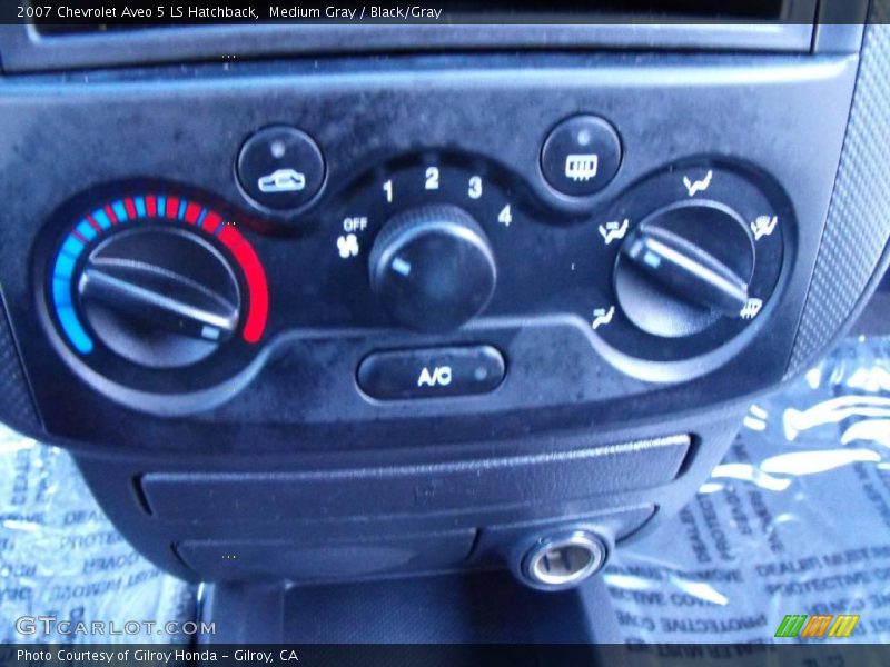 Medium Gray / Black/Gray 2007 Chevrolet Aveo 5 LS Hatchback
