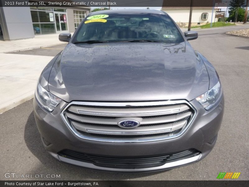 Sterling Gray Metallic / Charcoal Black 2013 Ford Taurus SEL