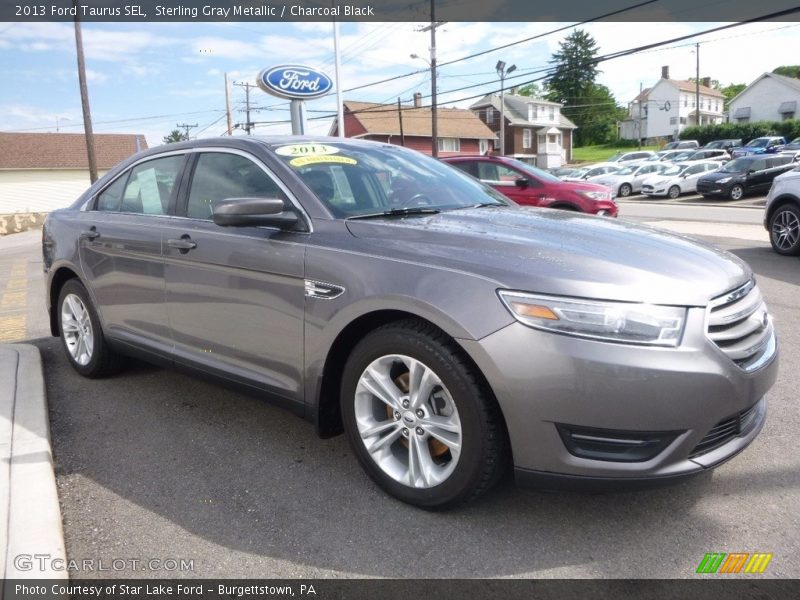 Sterling Gray Metallic / Charcoal Black 2013 Ford Taurus SEL