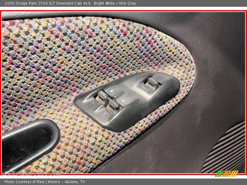 Bright White / Mist Gray 2000 Dodge Ram 2500 SLT Extended Cab 4x4