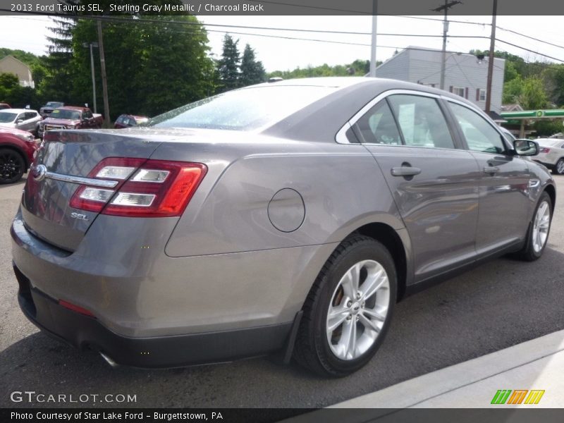 Sterling Gray Metallic / Charcoal Black 2013 Ford Taurus SEL