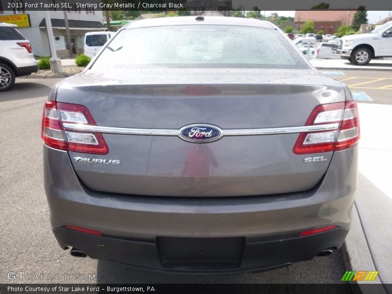 Sterling Gray Metallic / Charcoal Black 2013 Ford Taurus SEL