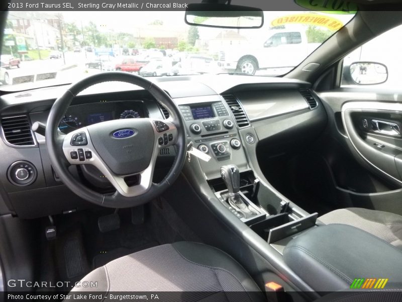 Sterling Gray Metallic / Charcoal Black 2013 Ford Taurus SEL