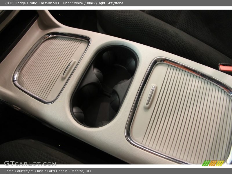 Bright White / Black/Light Graystone 2016 Dodge Grand Caravan SXT