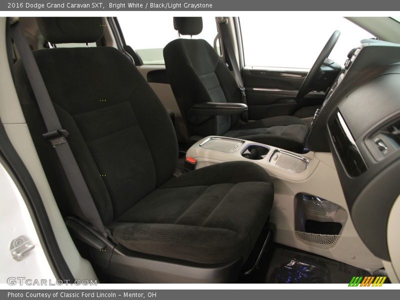 Bright White / Black/Light Graystone 2016 Dodge Grand Caravan SXT