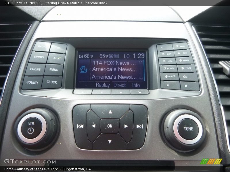Sterling Gray Metallic / Charcoal Black 2013 Ford Taurus SEL