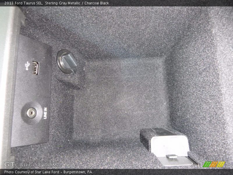 Sterling Gray Metallic / Charcoal Black 2013 Ford Taurus SEL