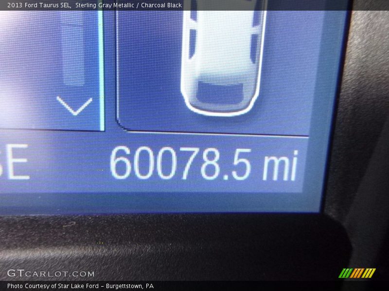 Sterling Gray Metallic / Charcoal Black 2013 Ford Taurus SEL
