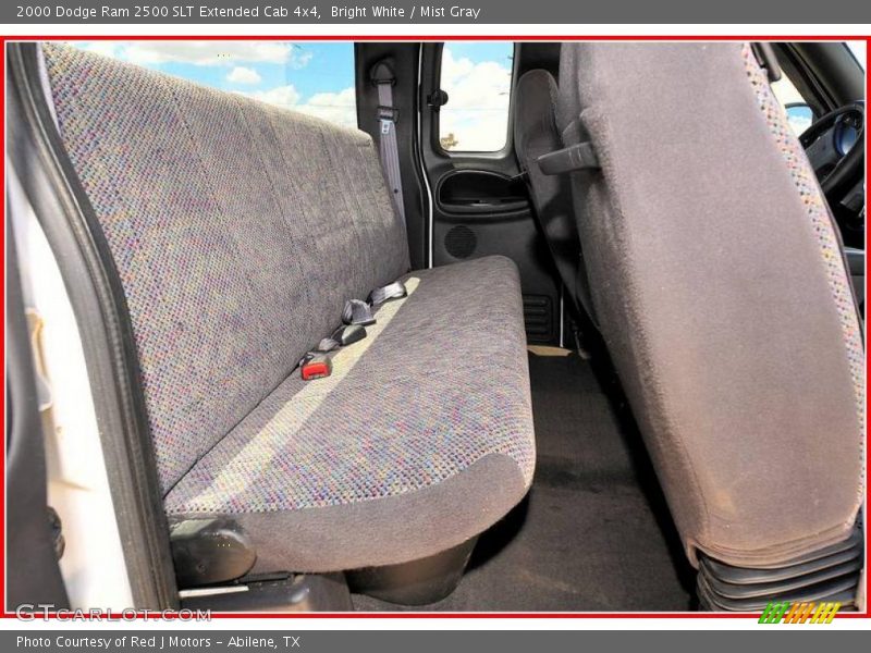Bright White / Mist Gray 2000 Dodge Ram 2500 SLT Extended Cab 4x4