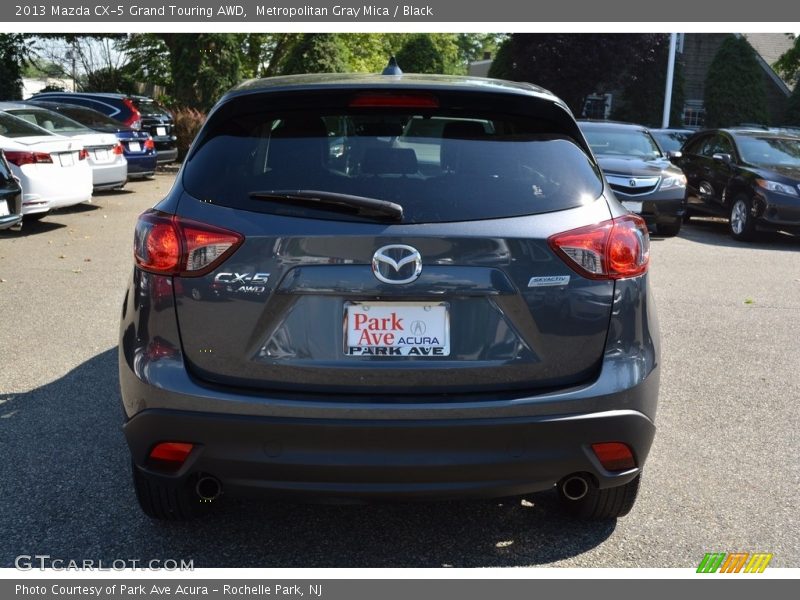 Metropolitan Gray Mica / Black 2013 Mazda CX-5 Grand Touring AWD