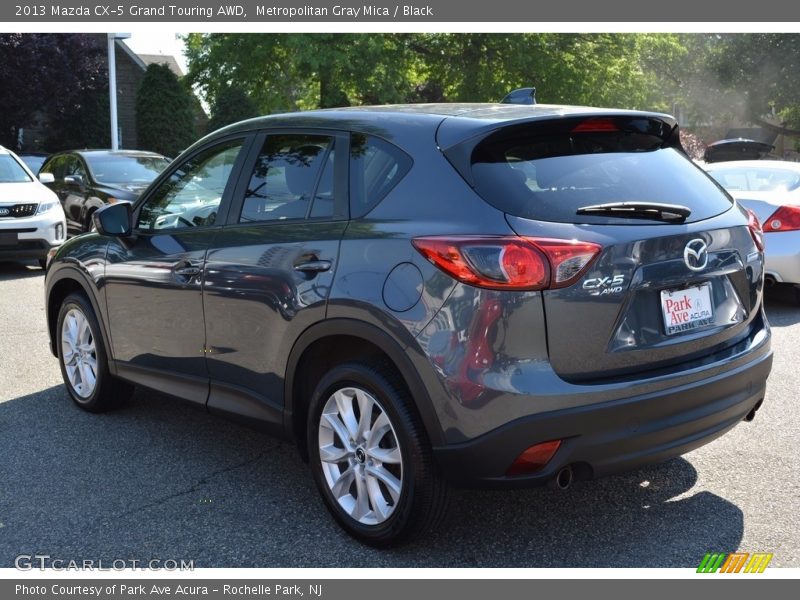 Metropolitan Gray Mica / Black 2013 Mazda CX-5 Grand Touring AWD