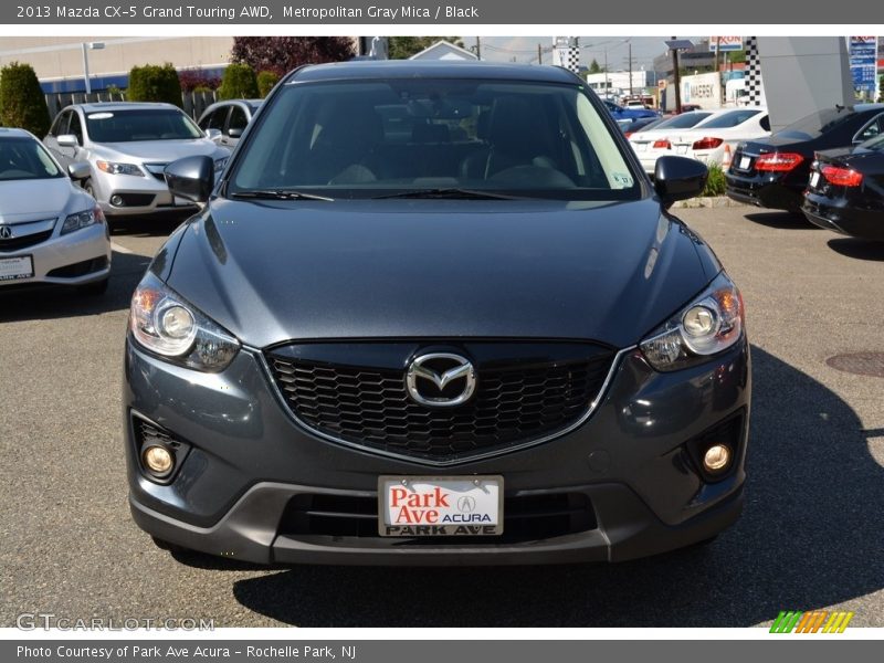 Metropolitan Gray Mica / Black 2013 Mazda CX-5 Grand Touring AWD