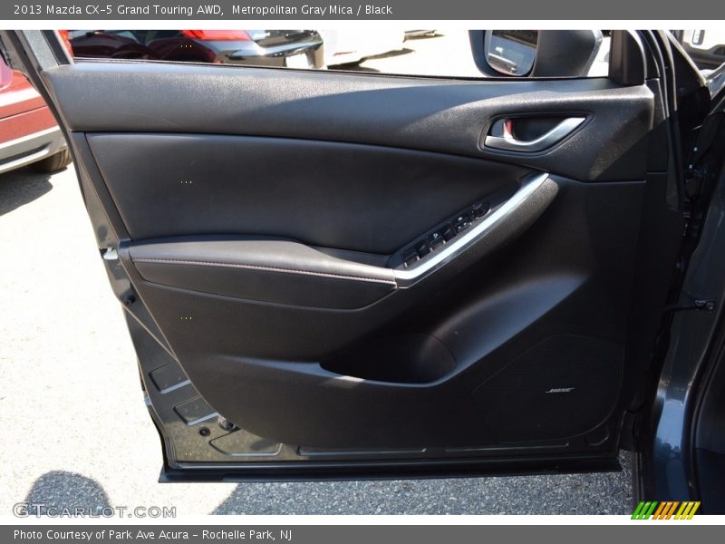 Metropolitan Gray Mica / Black 2013 Mazda CX-5 Grand Touring AWD
