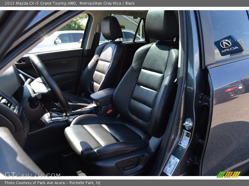 Metropolitan Gray Mica / Black 2013 Mazda CX-5 Grand Touring AWD