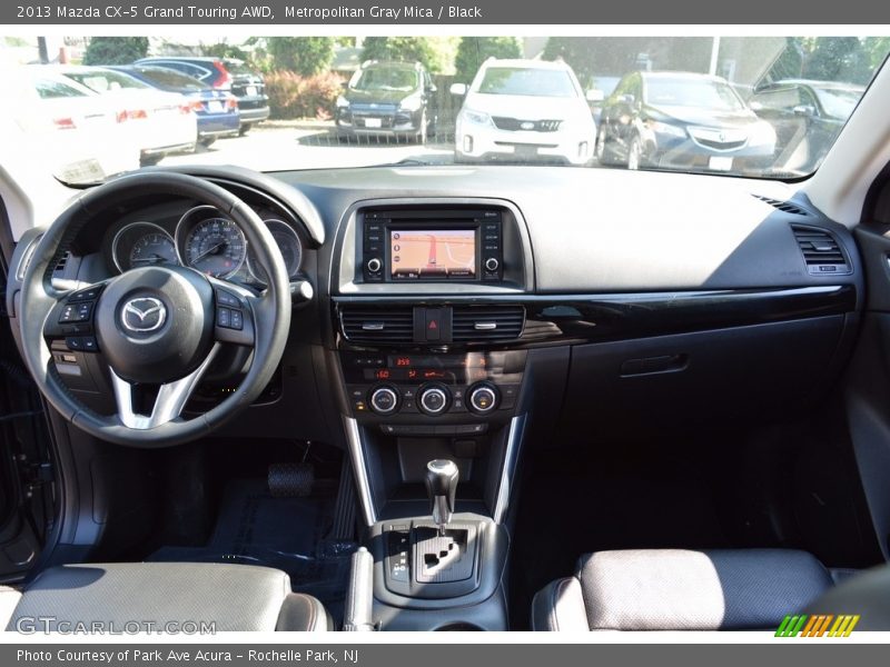 Metropolitan Gray Mica / Black 2013 Mazda CX-5 Grand Touring AWD