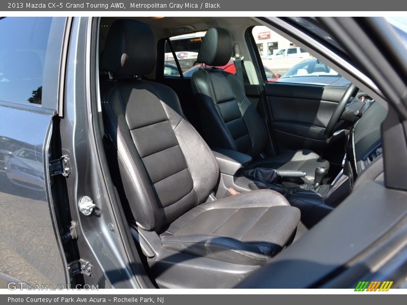 Metropolitan Gray Mica / Black 2013 Mazda CX-5 Grand Touring AWD
