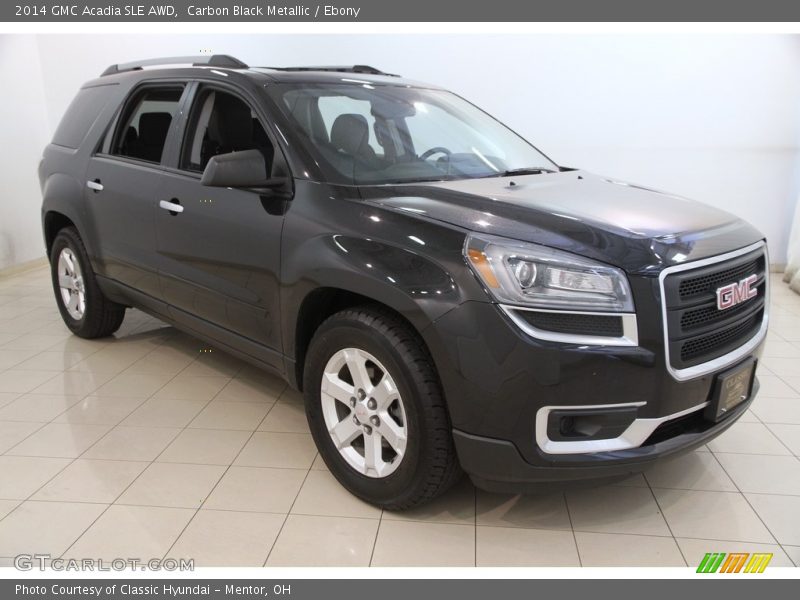 Carbon Black Metallic / Ebony 2014 GMC Acadia SLE AWD