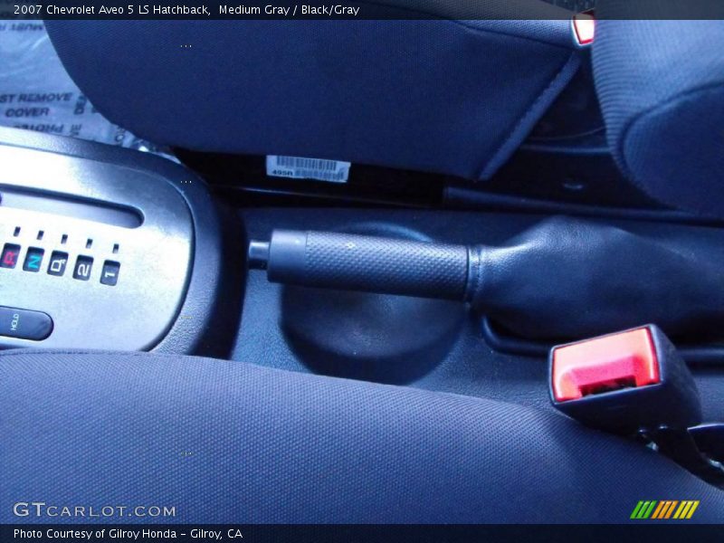 Medium Gray / Black/Gray 2007 Chevrolet Aveo 5 LS Hatchback