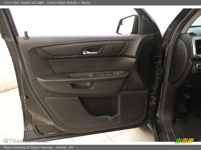 Carbon Black Metallic / Ebony 2014 GMC Acadia SLE AWD