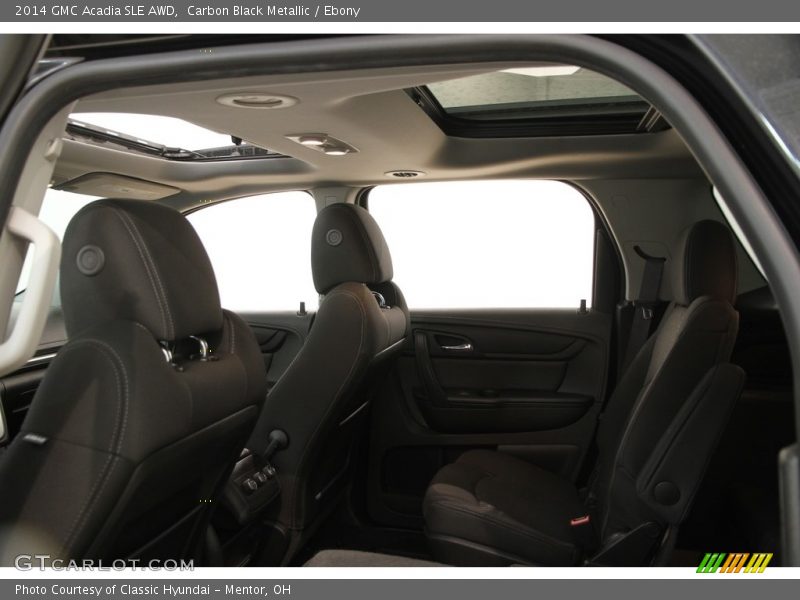 Carbon Black Metallic / Ebony 2014 GMC Acadia SLE AWD