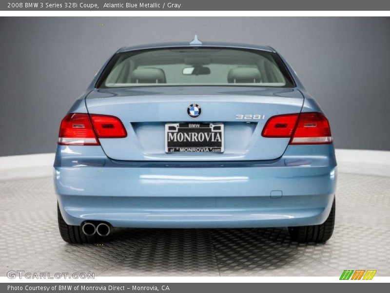 Atlantic Blue Metallic / Gray 2008 BMW 3 Series 328i Coupe