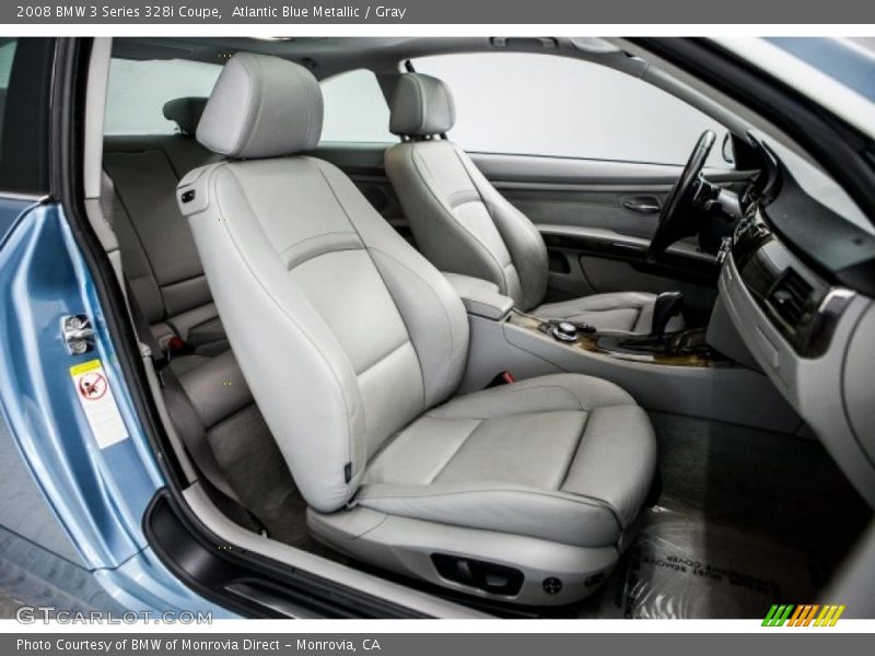 Atlantic Blue Metallic / Gray 2008 BMW 3 Series 328i Coupe