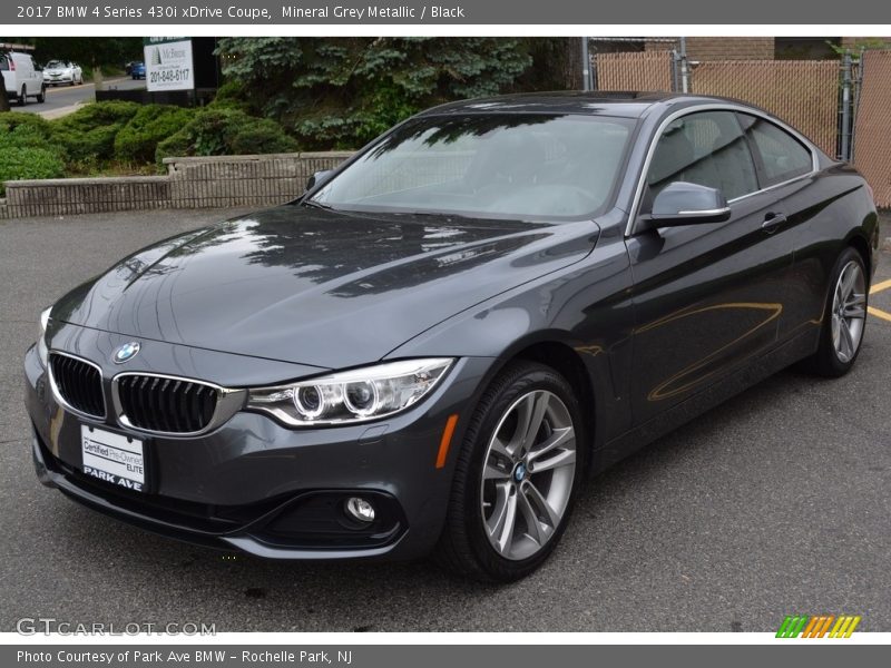 Mineral Grey Metallic / Black 2017 BMW 4 Series 430i xDrive Coupe