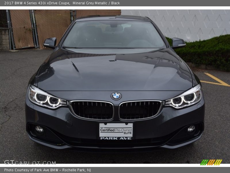 Mineral Grey Metallic / Black 2017 BMW 4 Series 430i xDrive Coupe