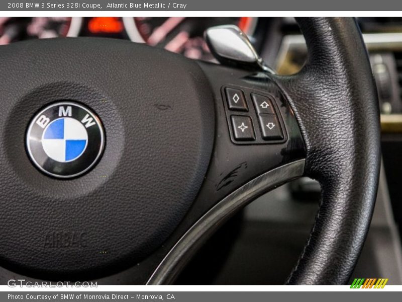 Atlantic Blue Metallic / Gray 2008 BMW 3 Series 328i Coupe