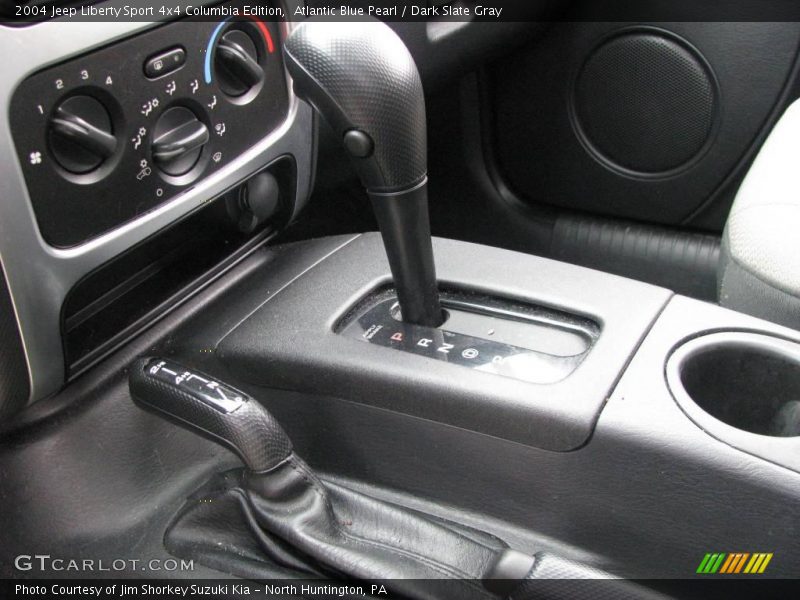 Atlantic Blue Pearl / Dark Slate Gray 2004 Jeep Liberty Sport 4x4 Columbia Edition